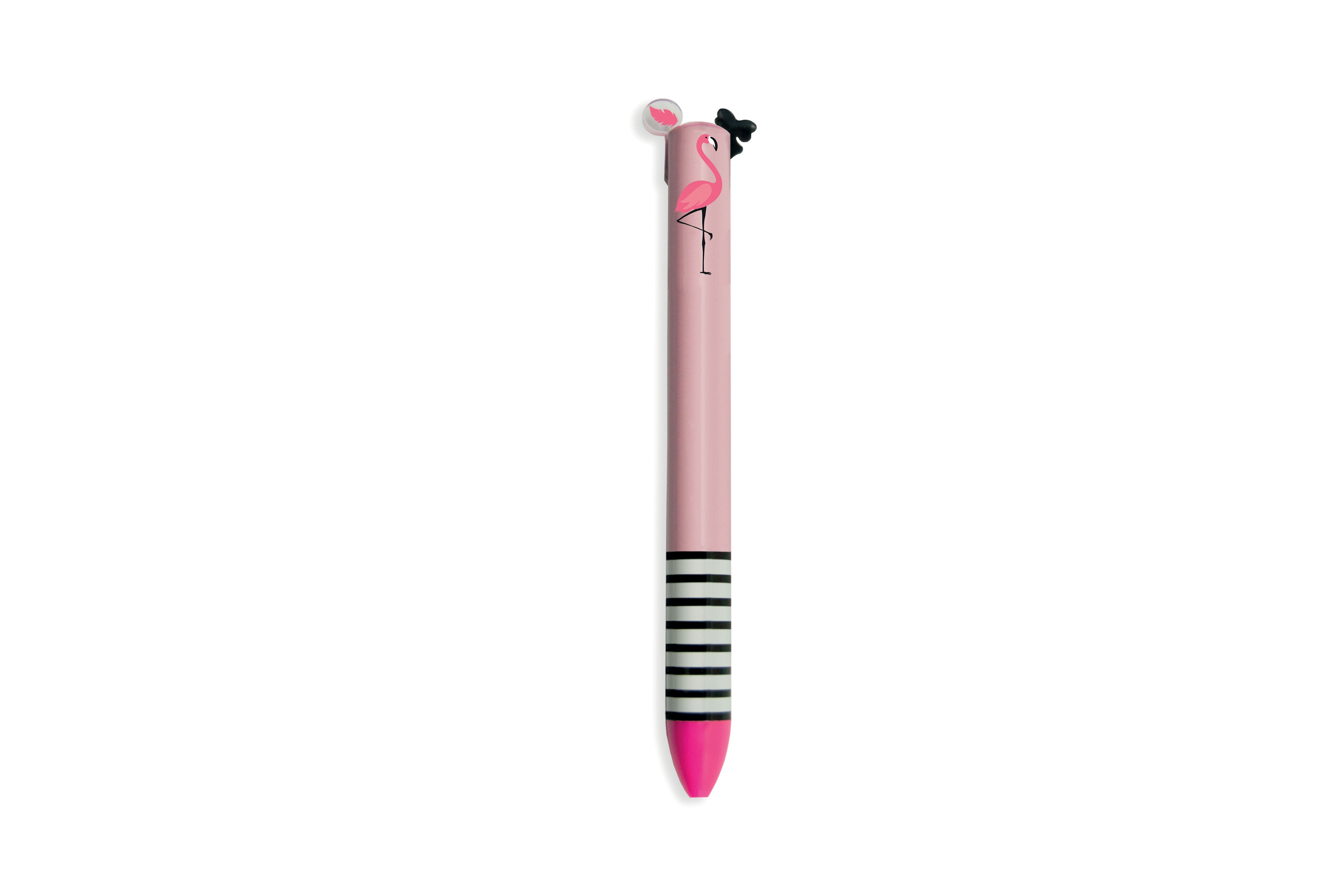 Flamingo Click & Clack 2 Colour Pen, Back to School 2020